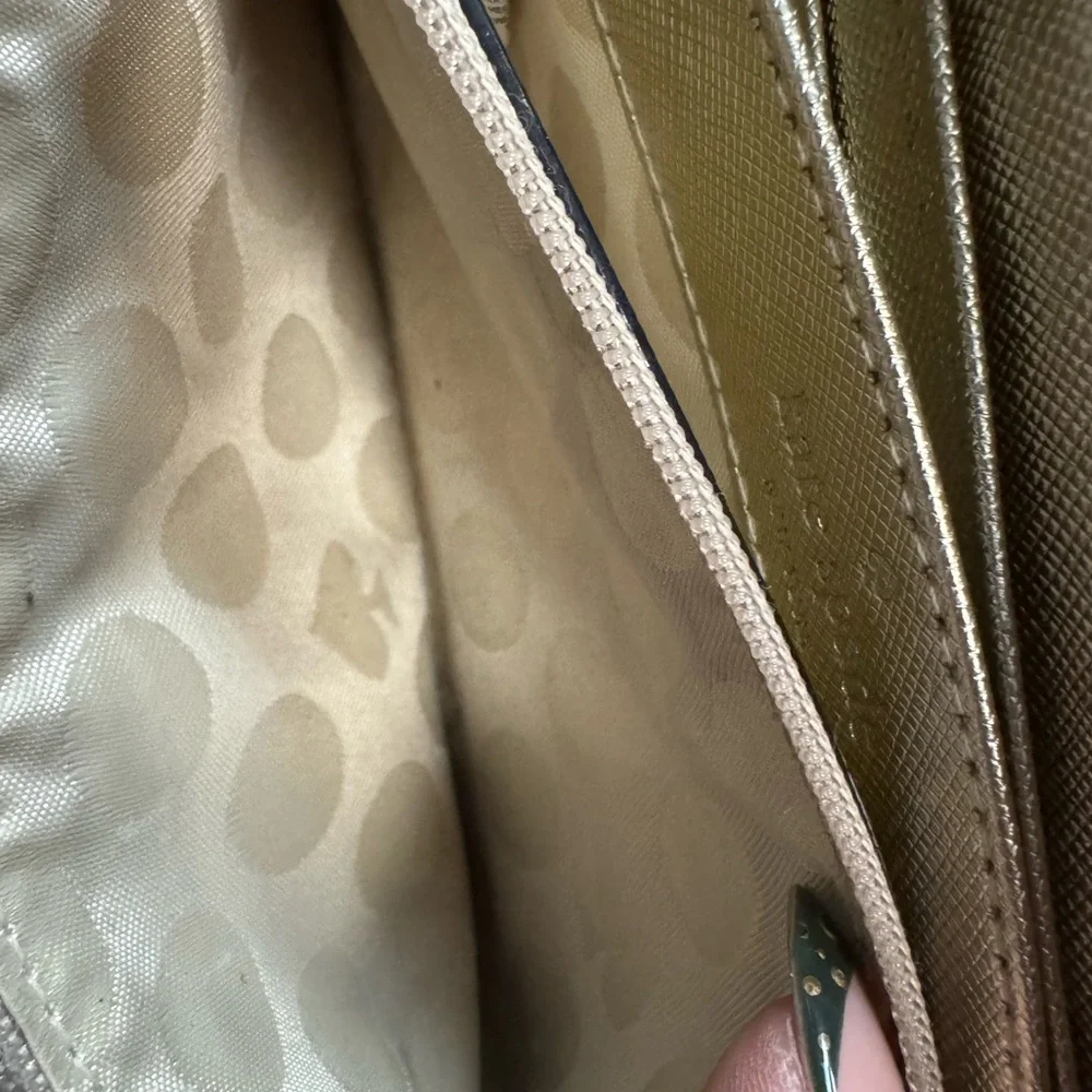 Kate Spade Black and Gold Wallet